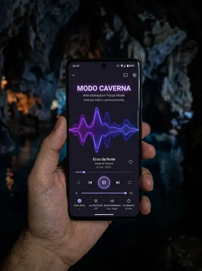 Modo Caverna: Anti distração total